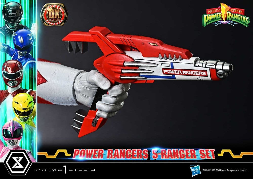Mighty Morphin Power Rangers Premium Masterline Set of 5 Statues 1/4 Deluxe Bonus Version 62 cm [3]