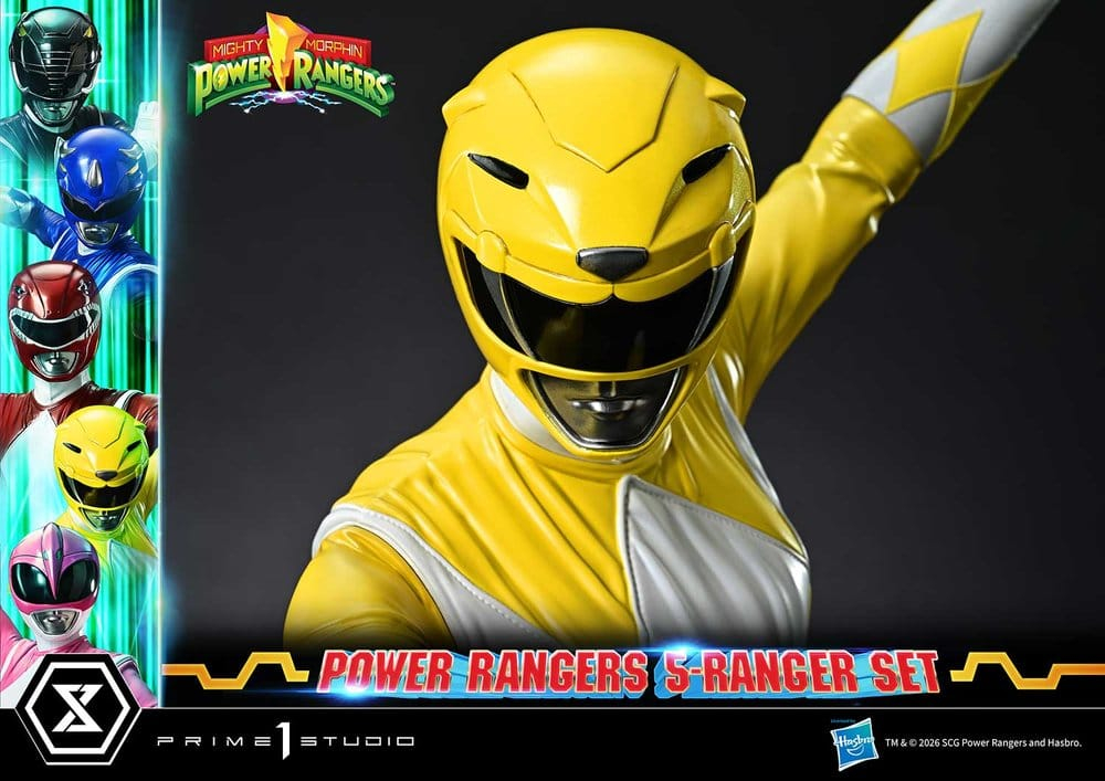 Mighty Morphin Power Rangers Premium Masterline Set of 5 Statues 1/4 Deluxe Version 62 cm [19]