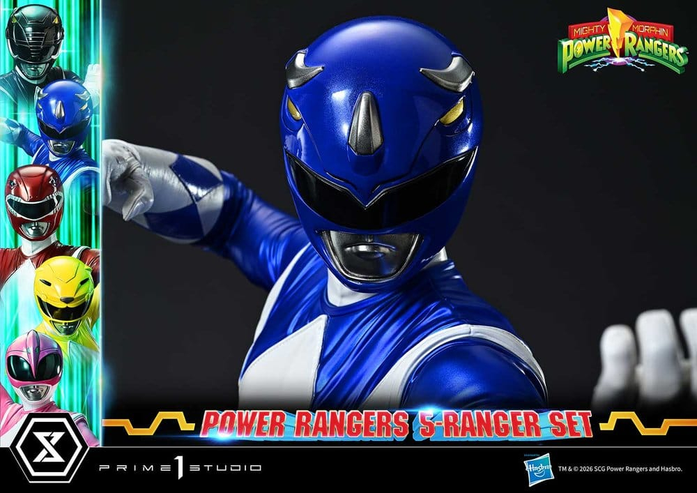 Mighty Morphin Power Rangers Premium Masterline Set of 5 Statues 1/4 Deluxe Version 62 cm [18]