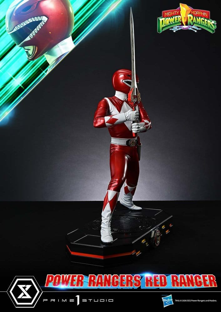 Mighty Morphin Power Rangers Premium Masterline Statue 1/4 Red Ranger 62 cm [14]