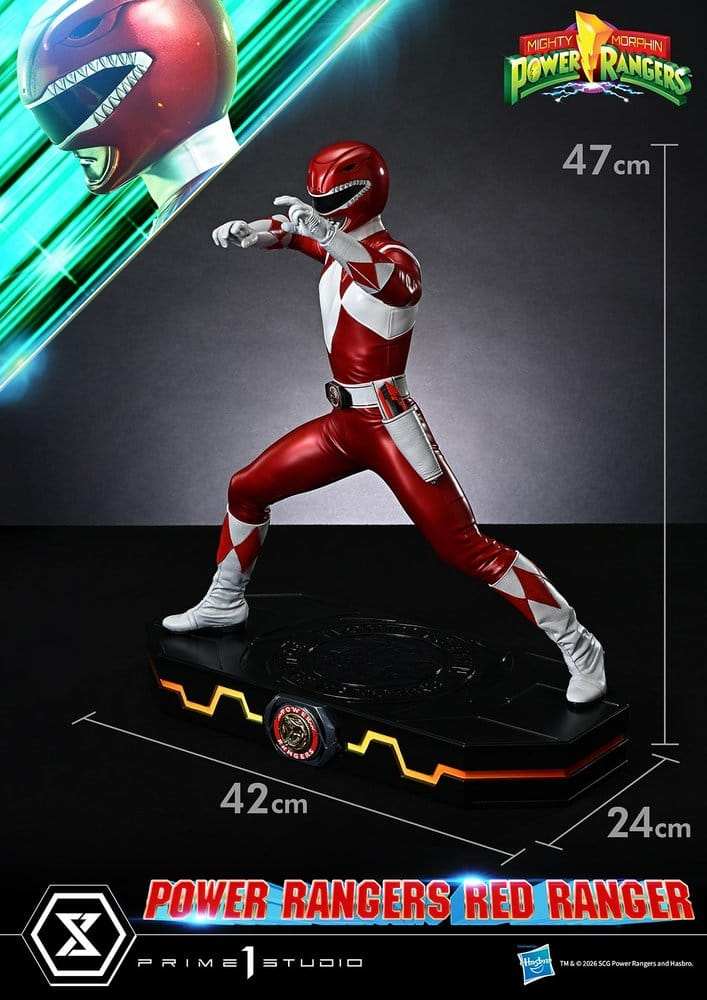 Mighty Morphin Power Rangers Premium Masterline Statue 1/4 Red Ranger 62 cm [8]