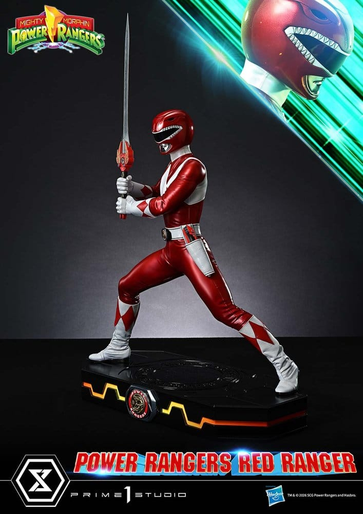 Mighty Morphin Power Rangers Premium Masterline Statue 1/4 Red Ranger 62 cm [15]