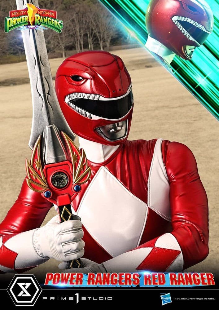 Mighty Morphin Power Rangers Premium Masterline Statue 1/4 Red Ranger 62 cm [17]
