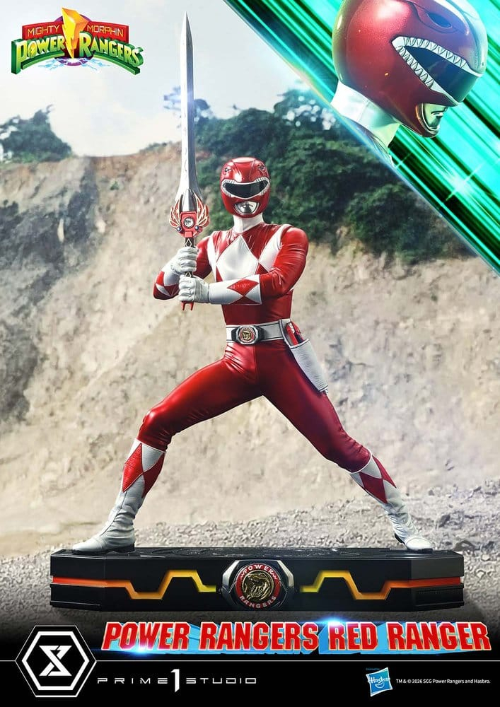 Mighty Morphin Power Rangers Premium Masterline Statue 1/4 Red Ranger 62 cm [3]