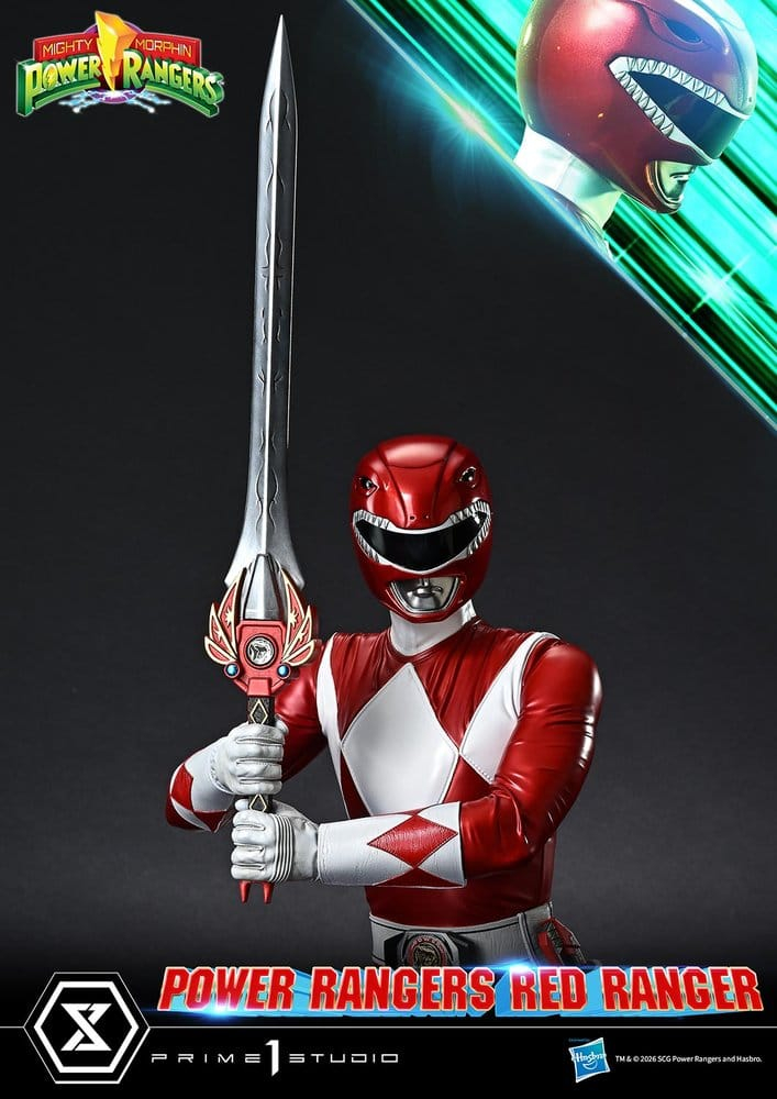 Mighty Morphin Power Rangers Premium Masterline Statue 1/4 Red Ranger 62 cm [19]