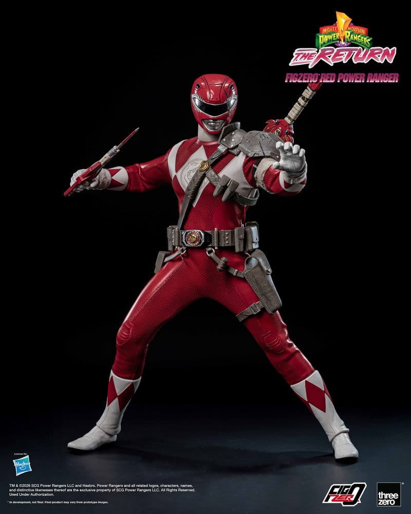 Mighty Morphin Power Rangers: The Return FigZero Action Figure 1/6 Red Power Ranger 31 cm [12]