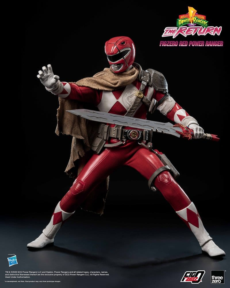 Mighty Morphin Power Rangers: The Return FigZero Action Figure 1/6 Red Power Ranger 31 cm [10]