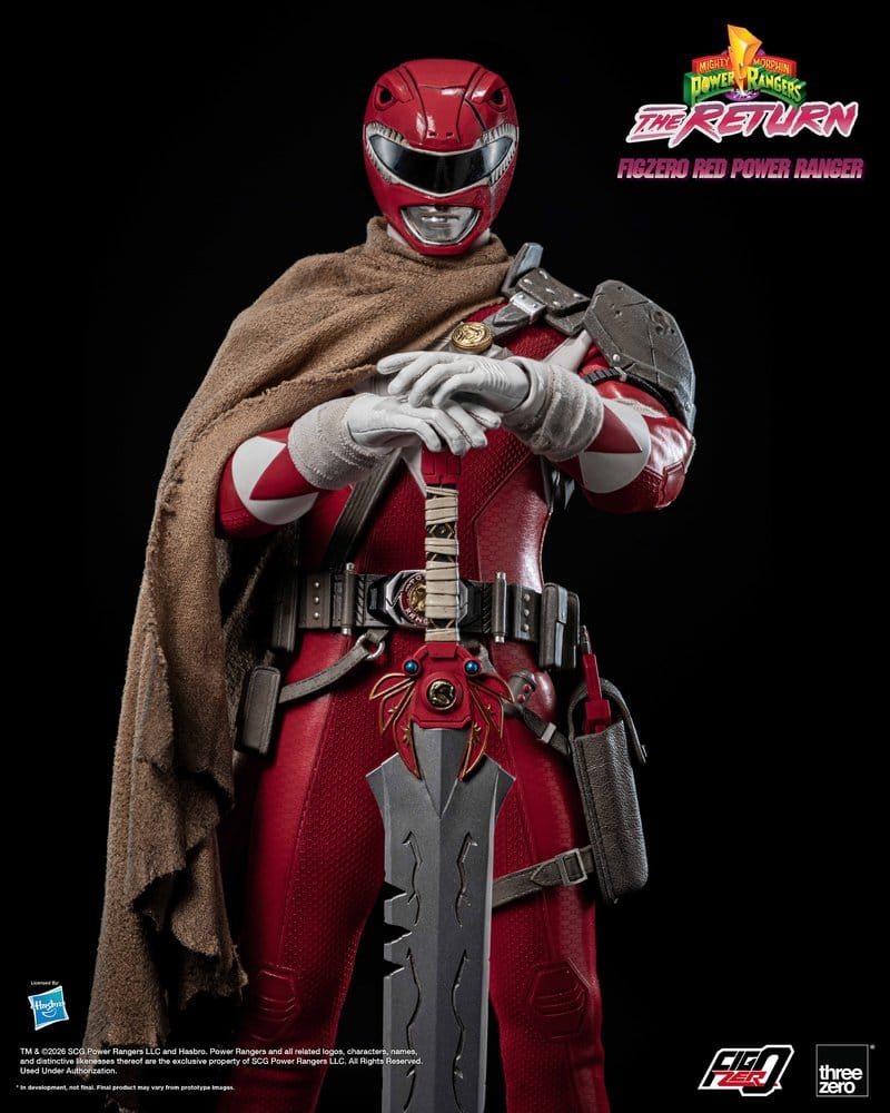 Mighty Morphin Power Rangers: The Return FigZero Action Figure 1/6 Red Power Ranger 31 cm [9]