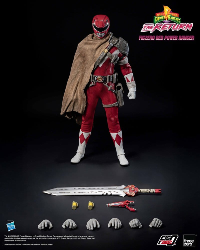 Mighty Morphin Power Rangers: The Return FigZero Action Figure 1/6 Red Power Ranger 31 cm [1]