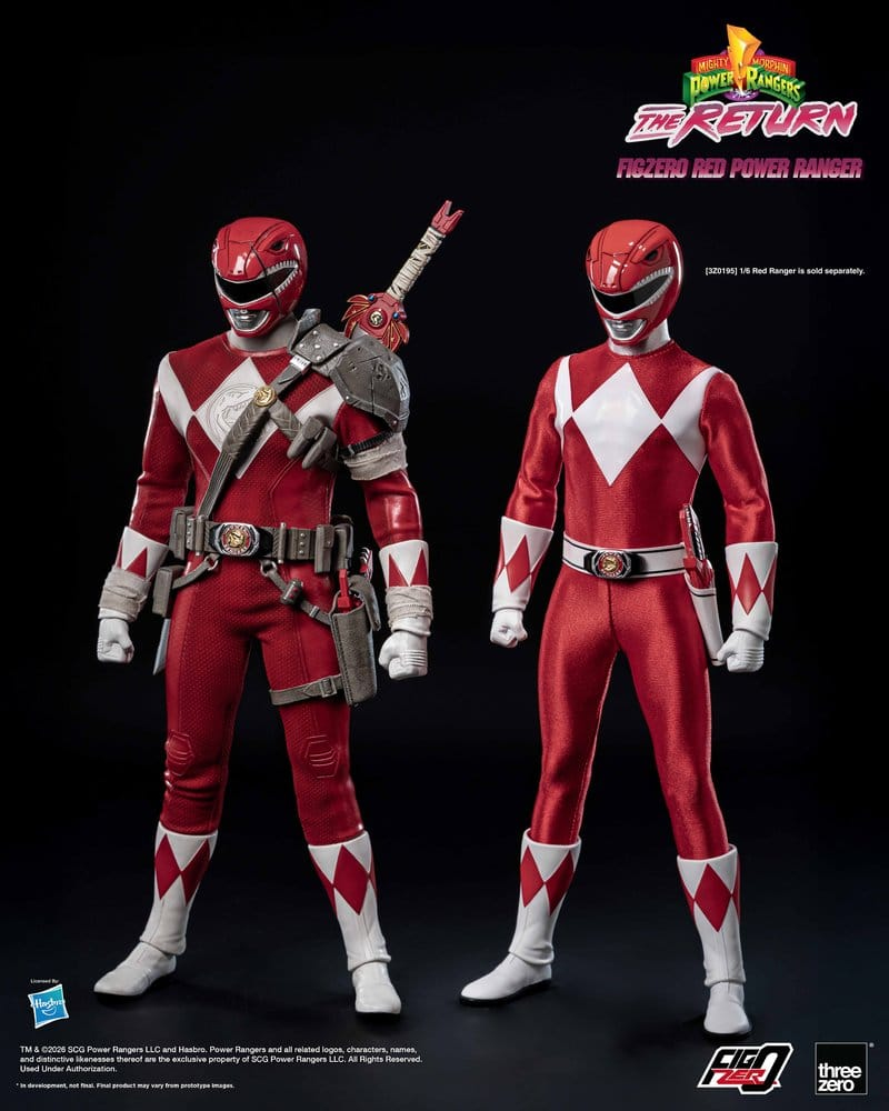 Mighty Morphin Power Rangers: The Return FigZero Action Figure 1/6 Red Power Ranger 31 cm [13]