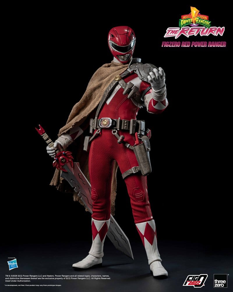 Mighty Morphin Power Rangers: The Return FigZero Action Figure 1/6 Red Power Ranger 31 cm [7]