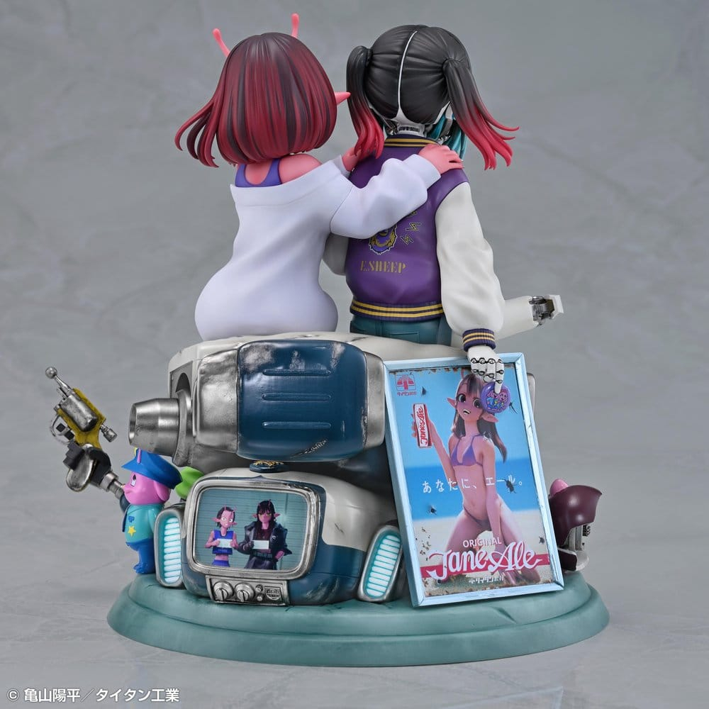 Milky Subway The Galactic Limited Express PVC Figures 2-Pack Chiharu & Makina 18 cm [9]