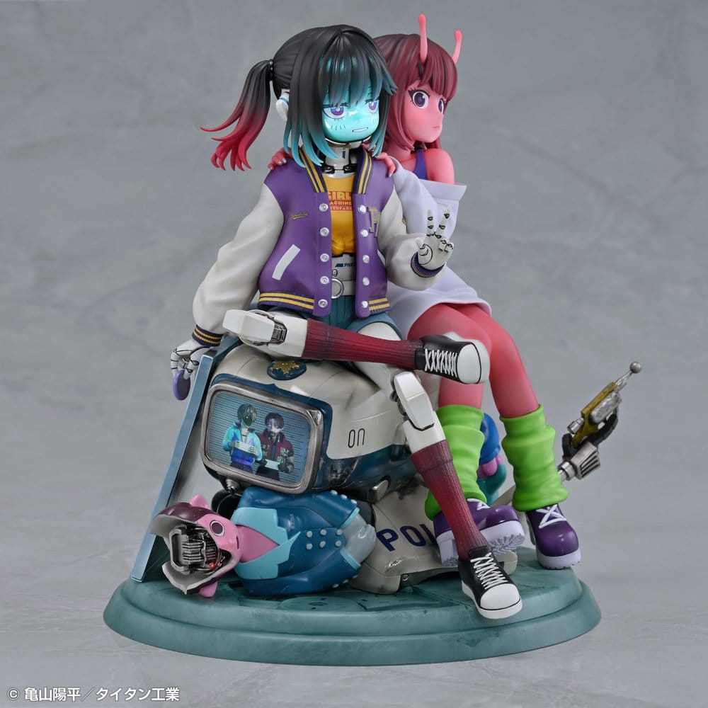 Milky Subway The Galactic Limited Express PVC Figures 2-Pack Chiharu & Makina 18 cm [8]