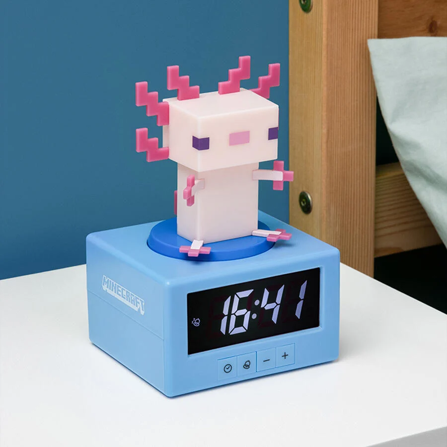 Minecraft Axolotl Alarm Clock [3]