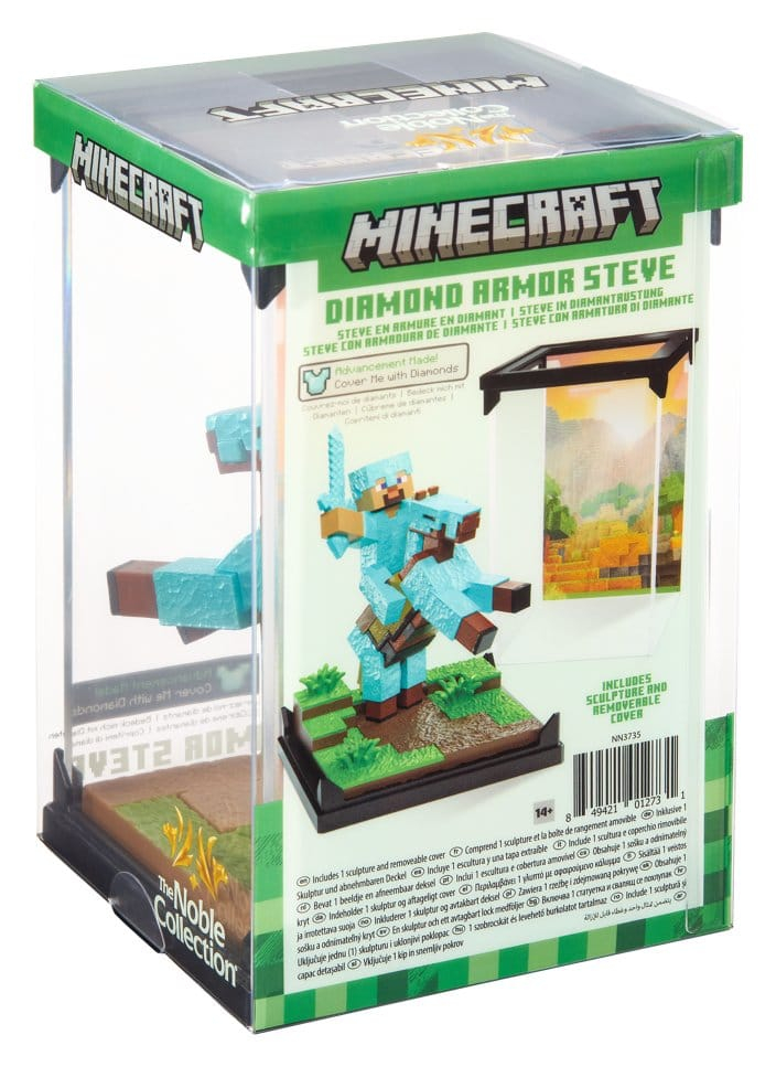 Minecraft Figure Diorama Diamond Armor Steve and Horse 18 cm [5]