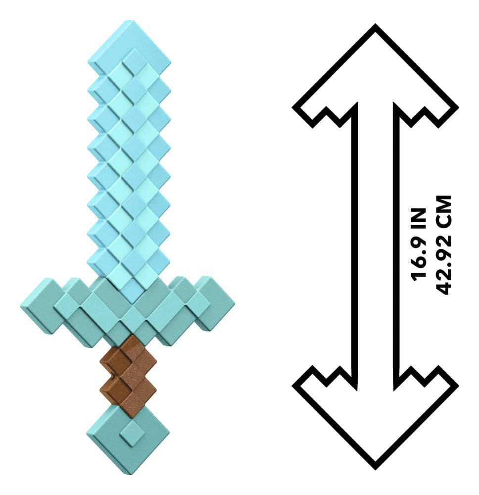 Minecraft Roleplay Replica Diamond Sword 43 cm [2]