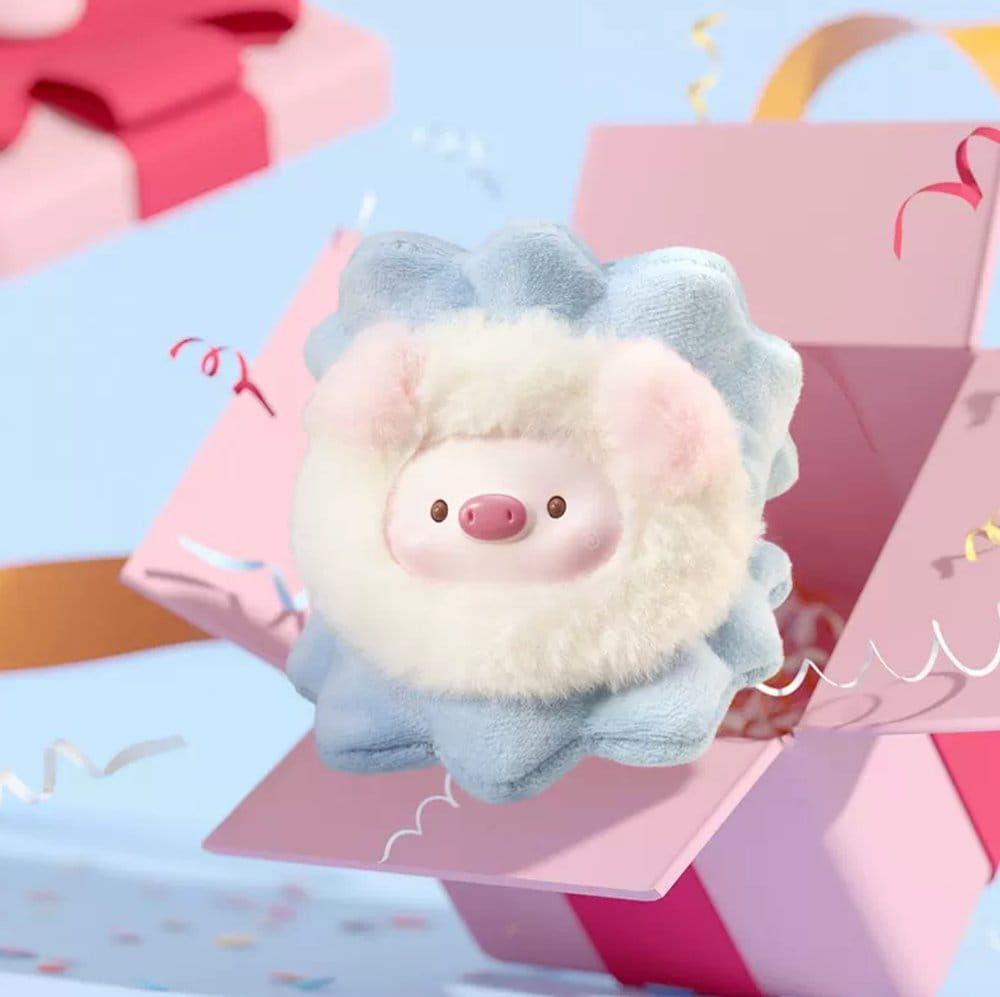 Mini GeeGeePig Plush Keychain Mini Transformations 12 cm Blind Box Display (6) [6]