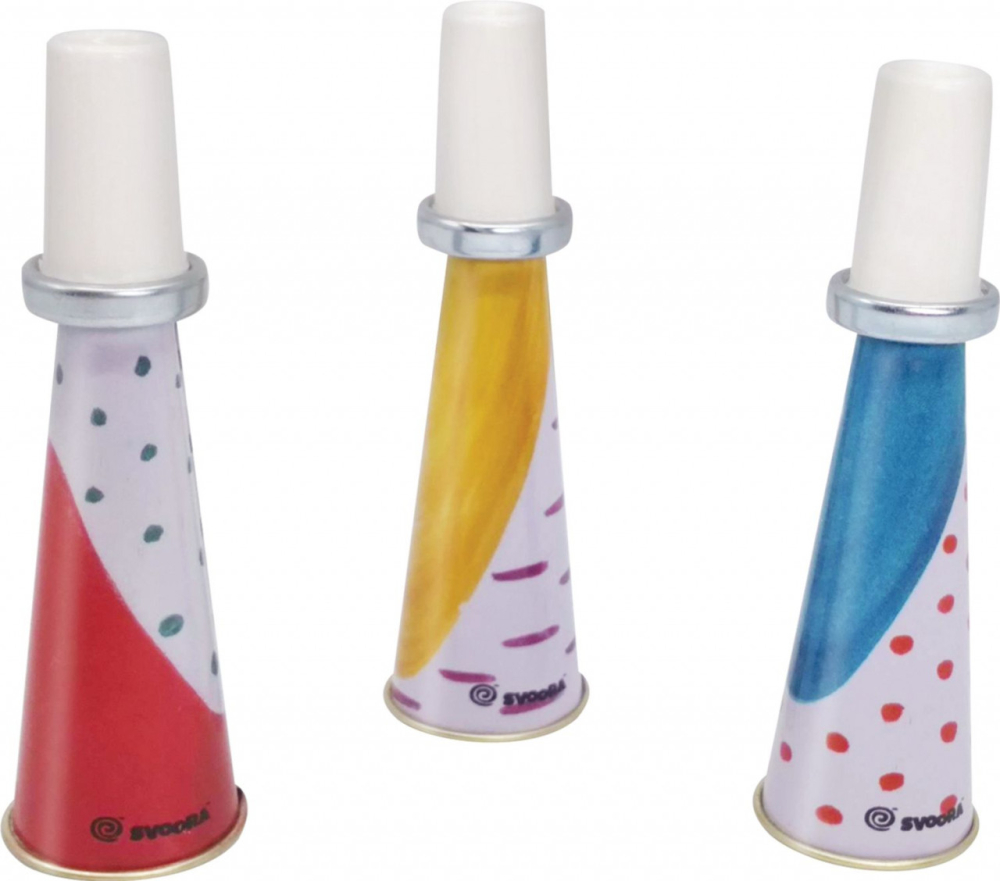 Mini-trompeta metalica curcubeu, Svoora [1]