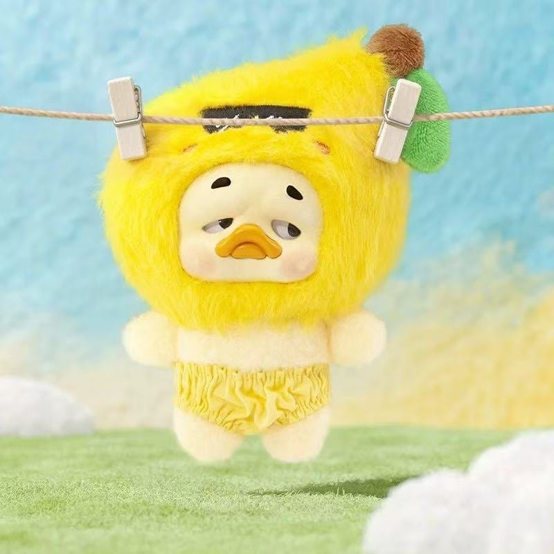 Mini Upset Duck Plush Keychain Wish List Duck 12 cm Blind Box Display (6) [5]