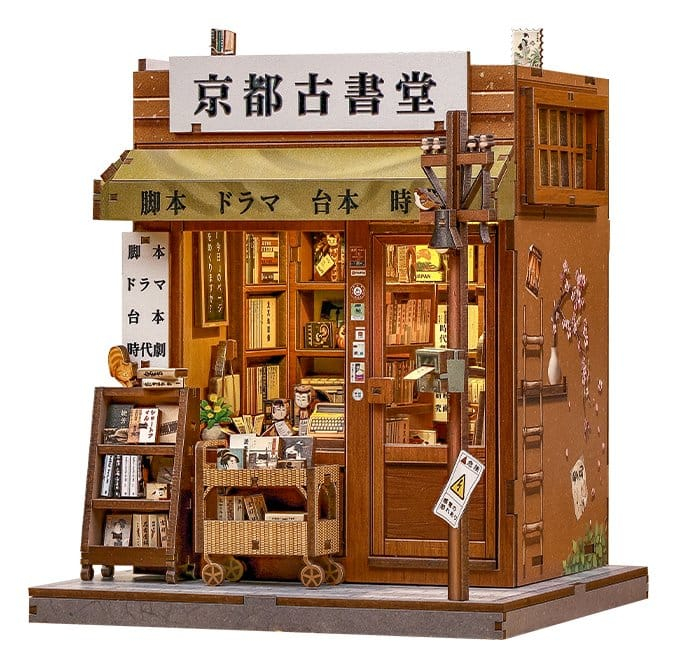 Miniature House Model Kit Antique Bookery of Kyoto 18 x 15 cm [5]