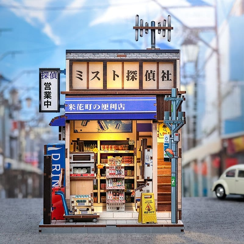 Miniature House Model Kit Beika-cho Convenience Store 22 x 15 cm [18]