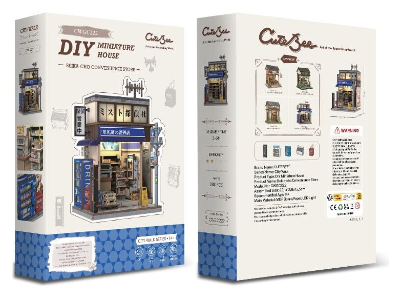 Miniature House Model Kit Beika-cho Convenience Store 22 x 15 cm [10]