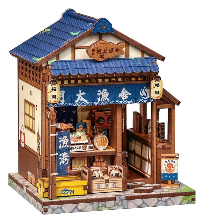 Miniature House Model Kit Fukuoka Mentaiko Kitchen 11 x 9 cm [5]