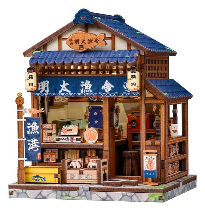 Miniature House Model Kit Fukuoka Mentaiko Kitchen 11 x 9 cm [6]
