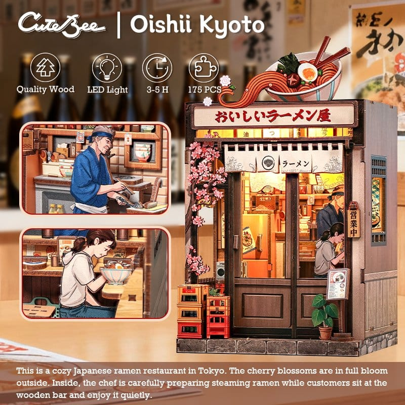 Miniature House Model Kit Oishii Kyoto 22 x 13 cm [13]