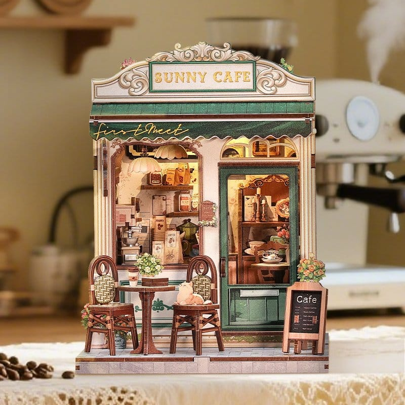 Miniature House Model Kit Sunny Cafe 20 x 16 cm [19]