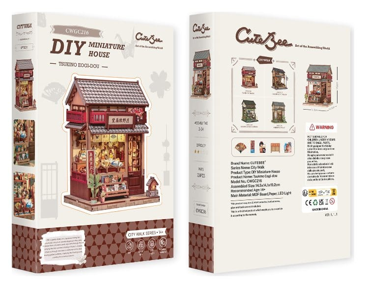 Miniature House Model Kit Tsukino Eogi-dou 19 x 14 cm [9]