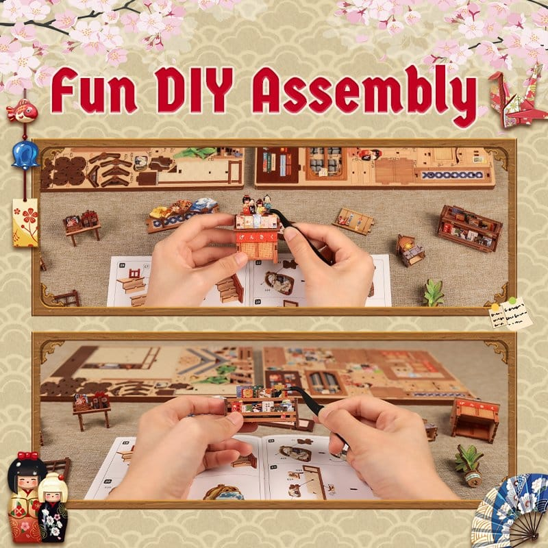 Miniature House Model Kit Tsukino Eogi-dou 19 x 14 cm [14]