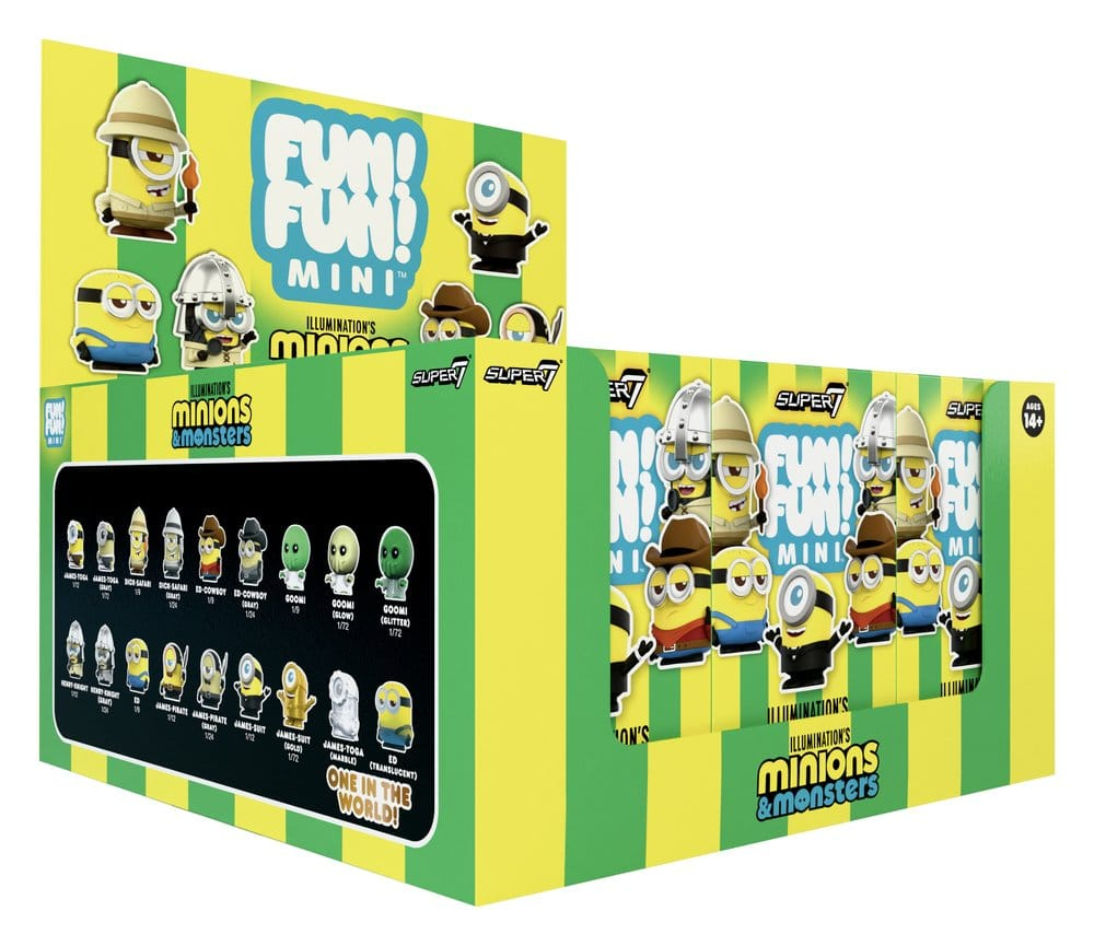 Minions Fun! Fun! Mini Figures Wave 01 Minions & Monsters Blind Box Display (9) [3]