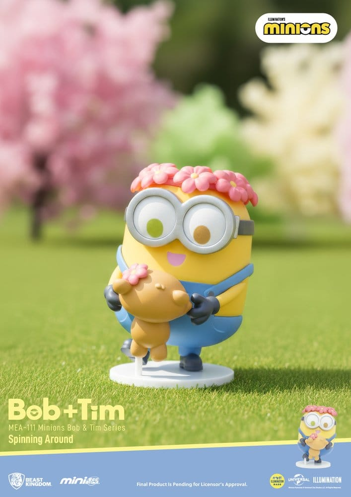 Minions Mini Egg Attack Blind Box Figures Minions bob & tim series 9 cm Assortment (6) [4]
