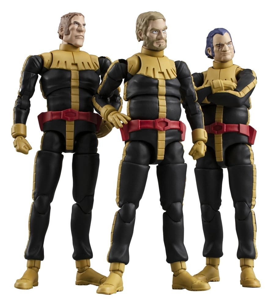 Mobile Suit Gundam G.M.G. Collection 3-Pack Action Figures Principality of Zeon Jet Stream Attack 10 cm (with gift) [5]