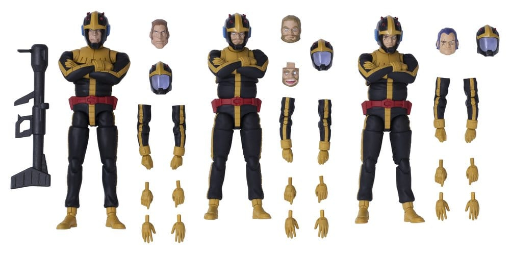 Mobile Suit Gundam G.M.G. Collection 3-Pack Action Figures Principality of Zeon Jet Stream Attack 10 cm (with gift) [2]