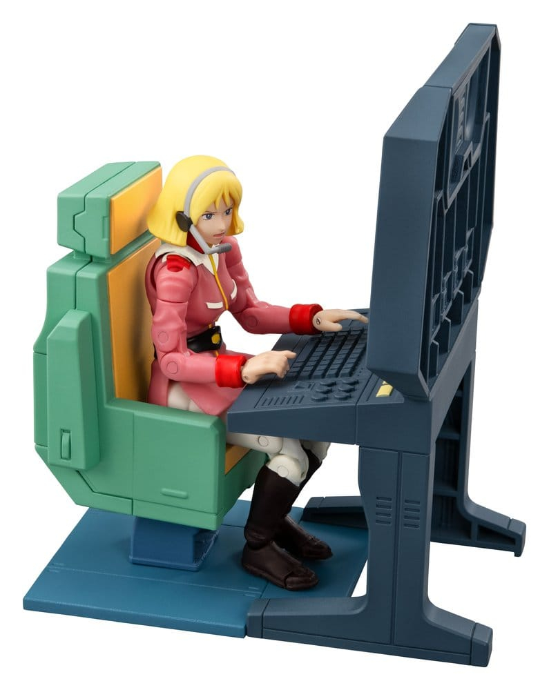 Mobile Suit Gundam G.M.G. Collection EX Diorama White Base Bridge Radio Operator Desk Set 10 cm (with gift) [7]