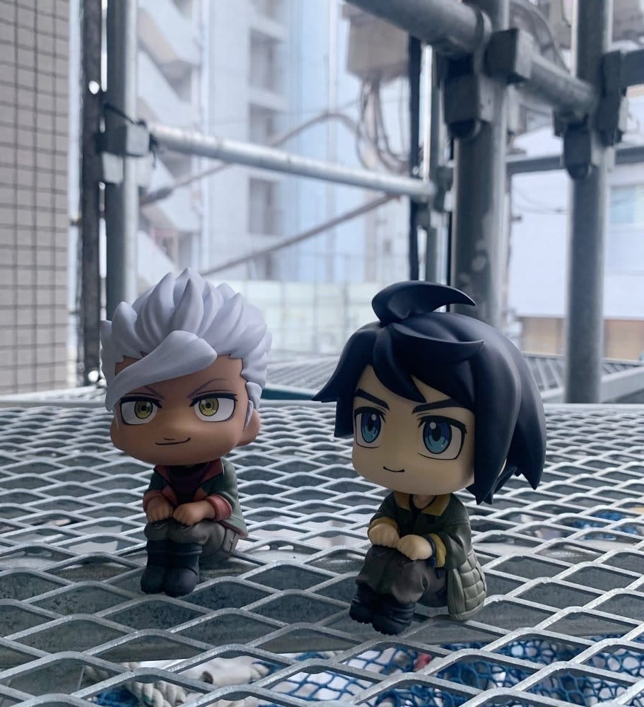 Mobile Suit Gundam Iron-Blooded Orphans Look Up PVC Statues Mikazuki Augus & Orga Itsuka 11 cm (with gift) [20]