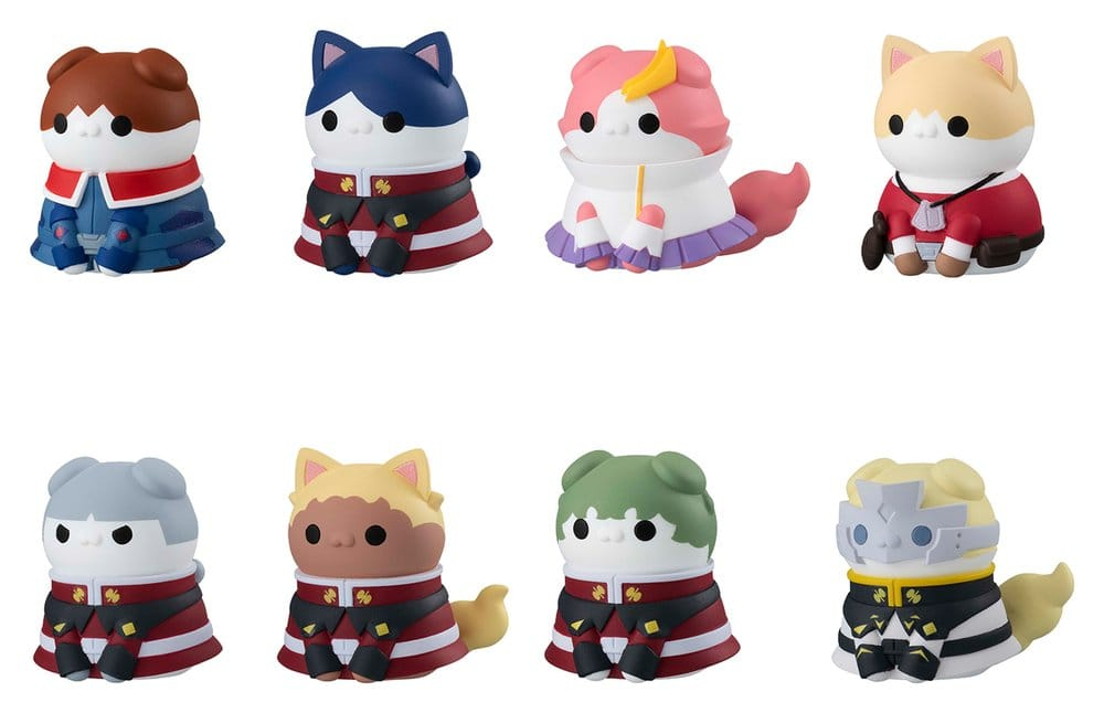 Mobile Suit Gundam SEED Mega Cat Project Mini Figures Nyandam SEED Cats in Disguise Blind Box Display (8) [10]