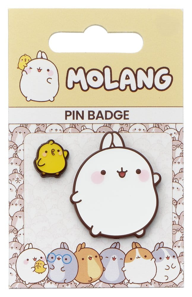 Molang Pin Badge Molang & Piu Piu [3]