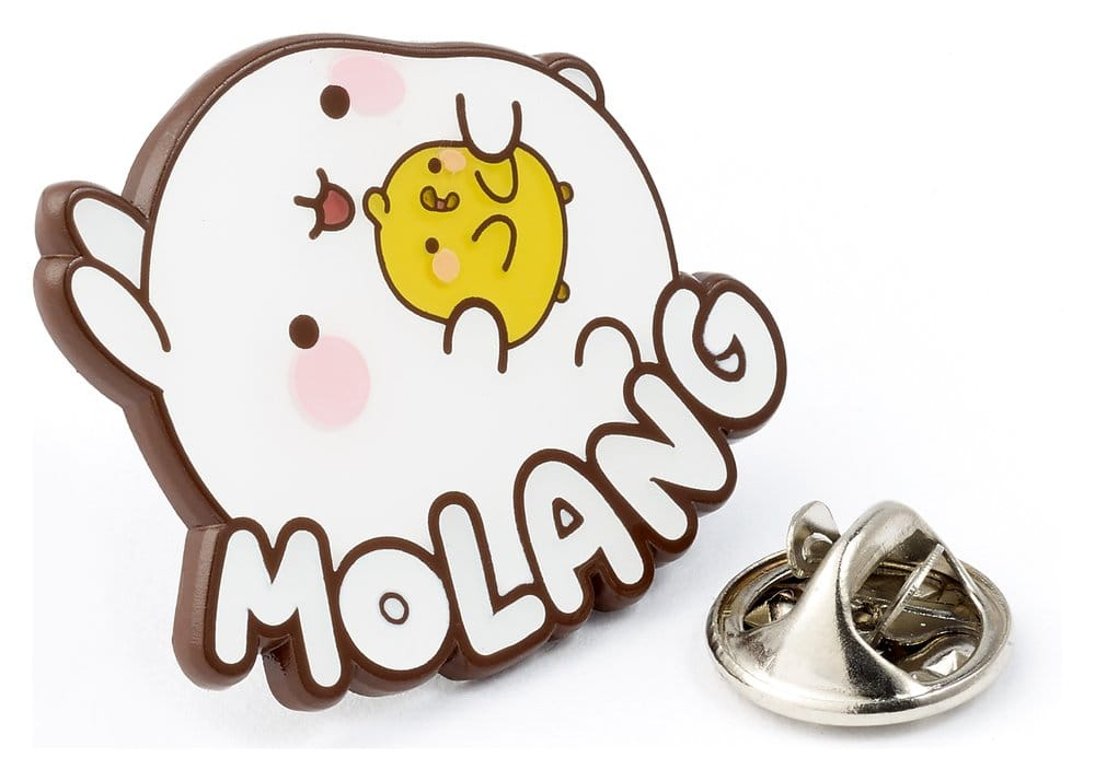 Molang Pin Badge Molang & Piu Piu Logo [2]