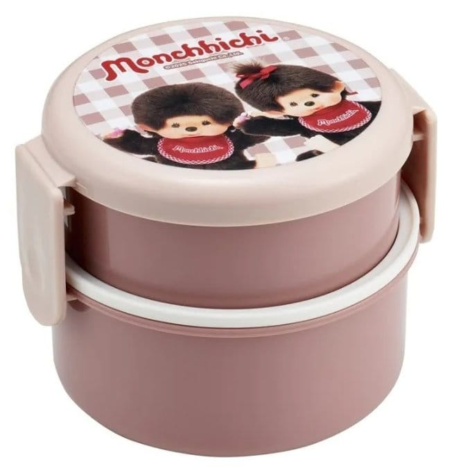 Monchhichi Two Layer Round Shape Lunch Box [3]