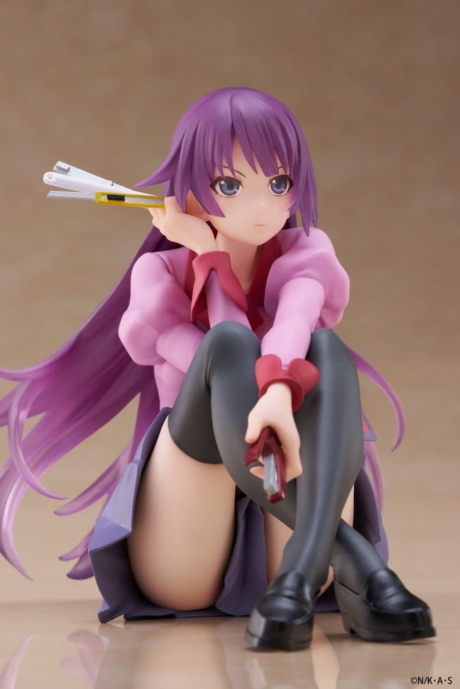 Monogatari PVC Statue Desktop Cute Figure Hitagi Senjougahara 13 cm [11]