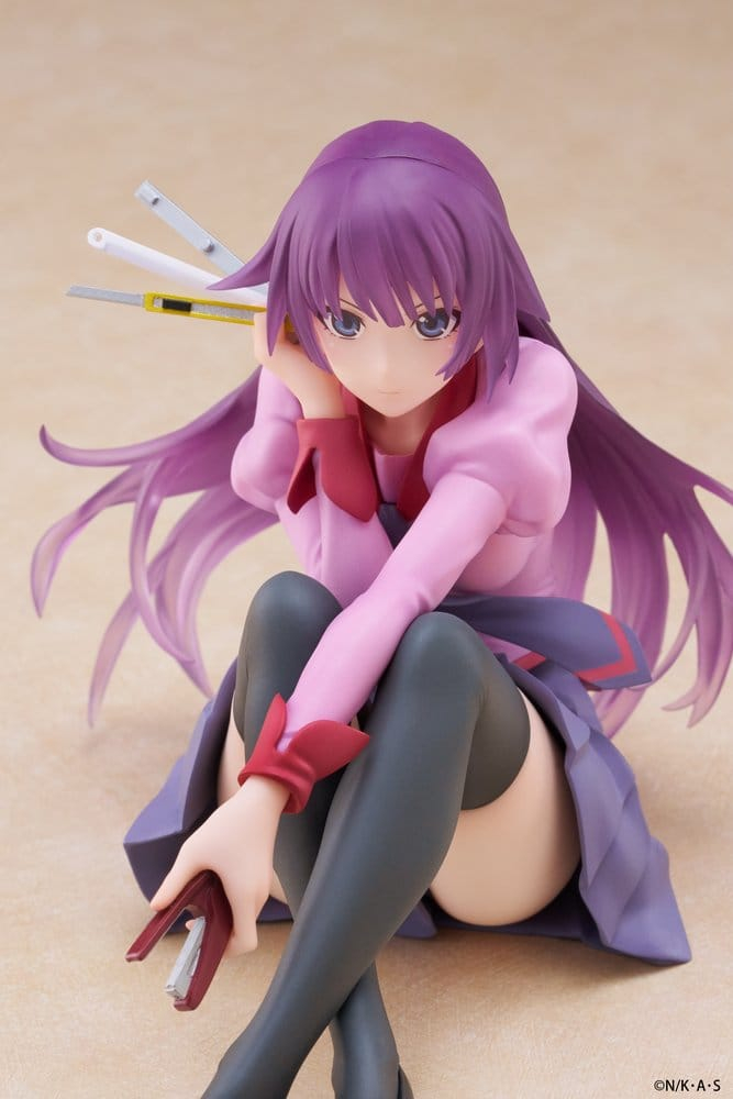 Monogatari PVC Statue Desktop Cute Figure Hitagi Senjougahara 13 cm [12]