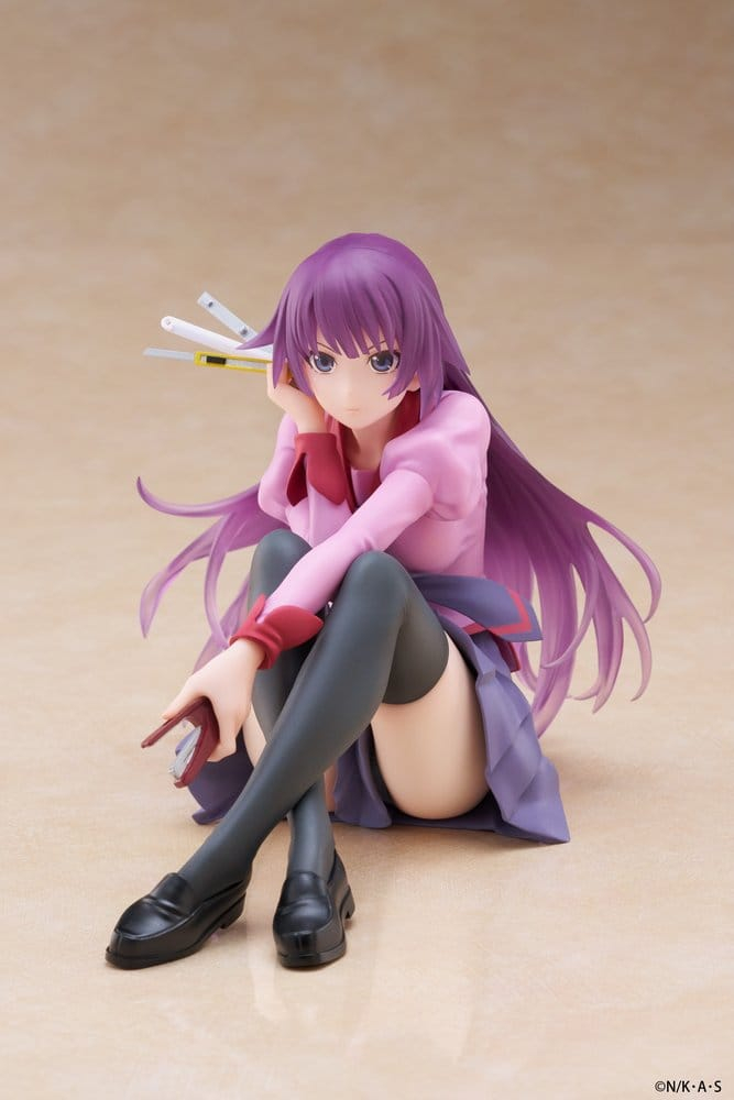 Monogatari PVC Statue Desktop Cute Figure Hitagi Senjougahara 13 cm [5]