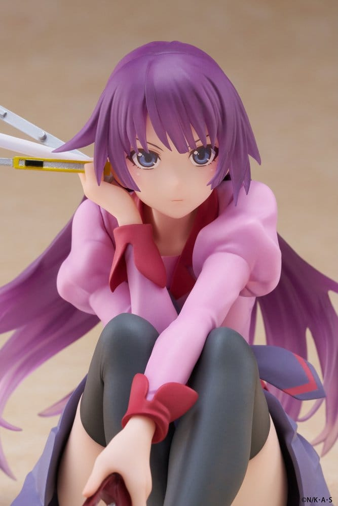 Monogatari PVC Statue Desktop Cute Figure Hitagi Senjougahara 13 cm [10]