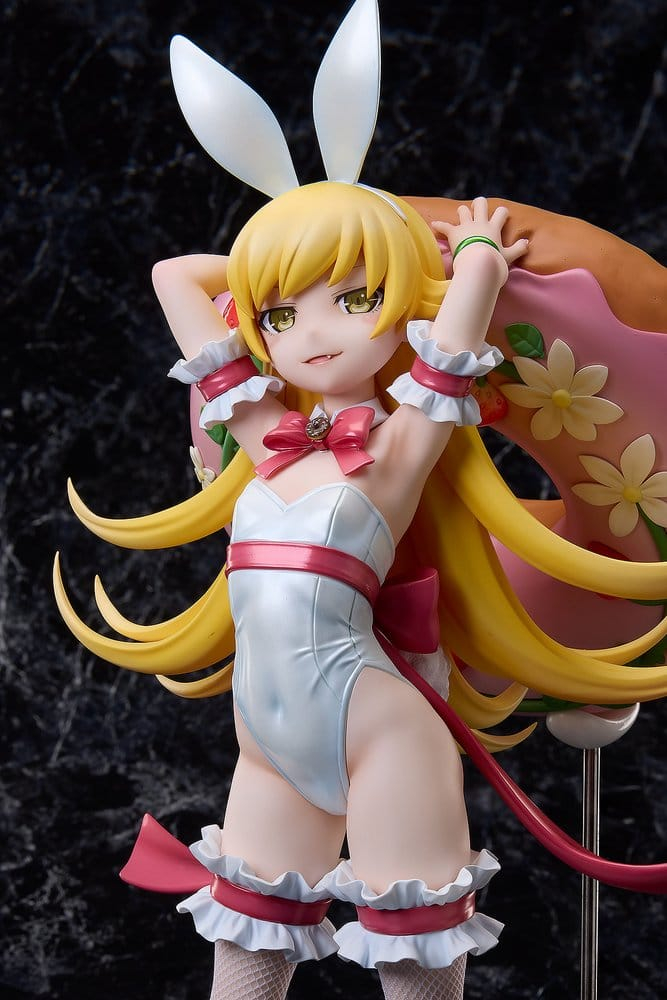 Monogatari Series PVC Statue 1/4 Shinobu Oshino White Bunny Ver. 35 cm [11]