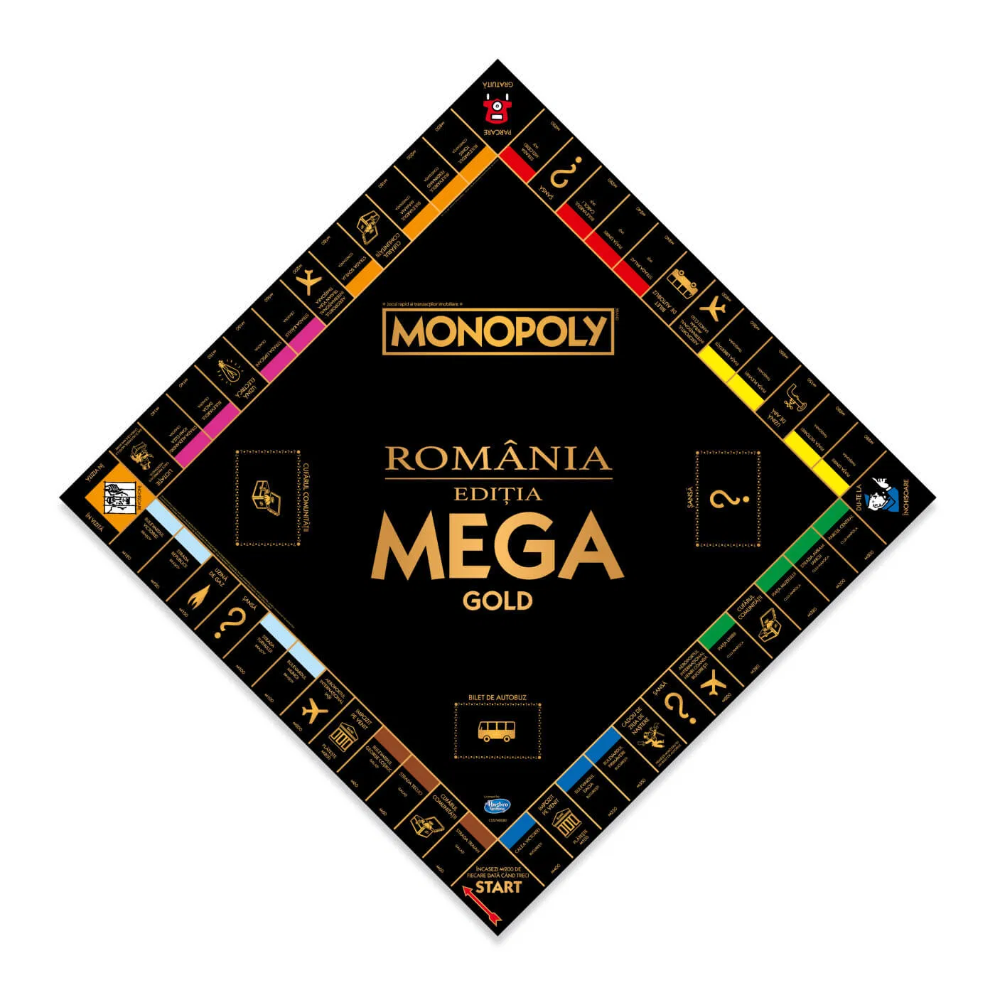 Monopoly Romania Mega Gold RO – Editie extinsa cu orase si proprietati noi [2]