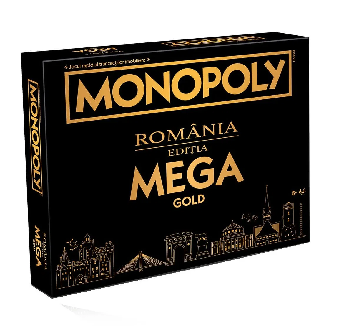 Monopoly Romania Mega Gold RO – Editie extinsa cu orase si proprietati noi [1]