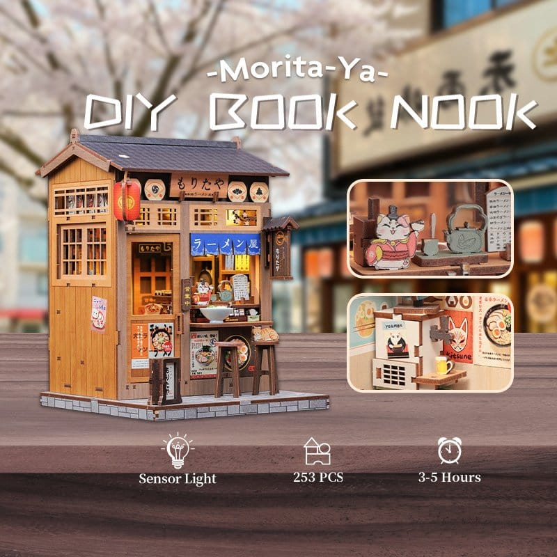 Morita-Ya - DIY Miniature House Kit cu LED [4]